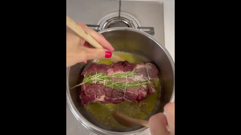 Arrosto di vitello in pentola a pressione