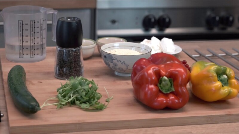 Crepes di Farina di Ceci con Verdure
