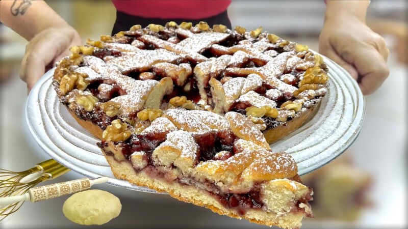 Crostata di fichi e noci