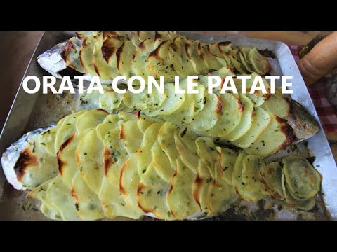 Orata in crosta di patate