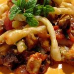 Pasta con Pesce Spada alla Trapanese