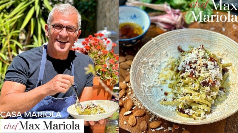 Pasta con Pesto e Pomodorini Secchi