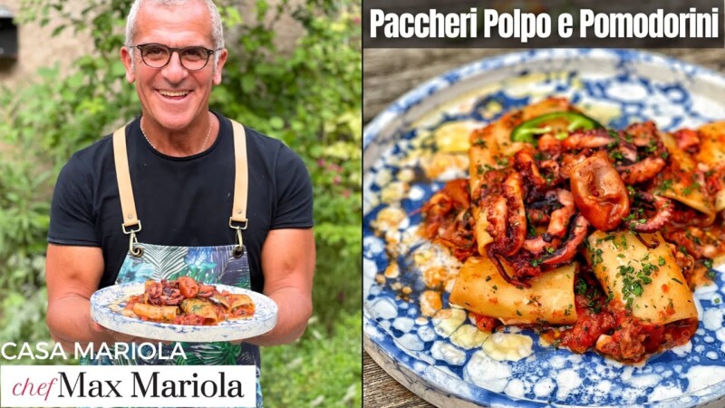 Pasta con polpo e pomodorini