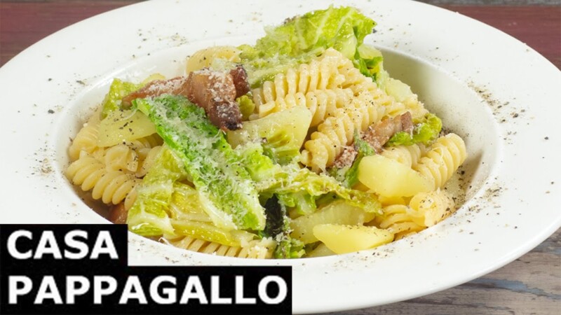 Pasta con verza e patate