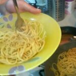 Spaghetti aglio olio peperoncino e pangrattato