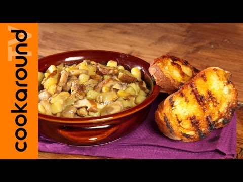 Zuppa di funghi e patate